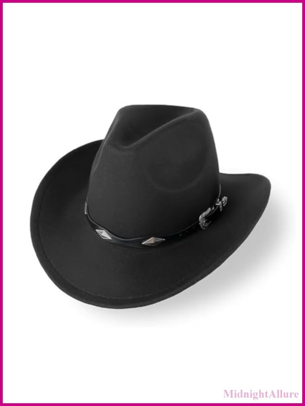 Unisex Cowboy Hat Wide Brim Adjustable Western Party Outdoor